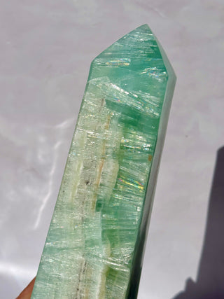 PISTACHIO CALCITE TOWER XL (A) Tower The Crystal Avenues 
