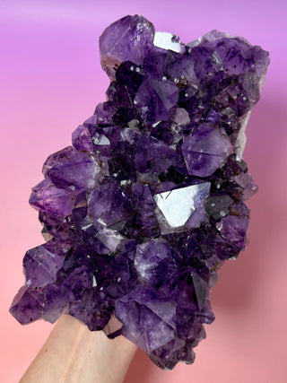 PÙRPURA AMETHYST CLUSTER LARGE - EXTRA QUALITY (2) Druze The Crystal Avenues 