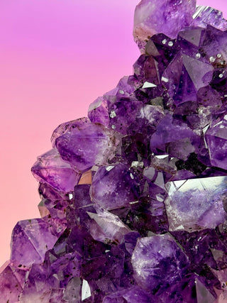 PÙRPURA AMETHYST CLUSTER LARGE - EXTRA QUALITY (2) Druze The Crystal Avenues 