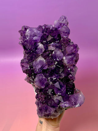 PÙRPURA AMETHYST CLUSTER LARGE - EXTRA QUALITY (2) Druze The Crystal Avenues 