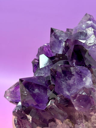 PÙRPURA AMETHYST CLUSTER MEDIUM - EXTRA QUALITY (5) Druze The Crystal Avenues 