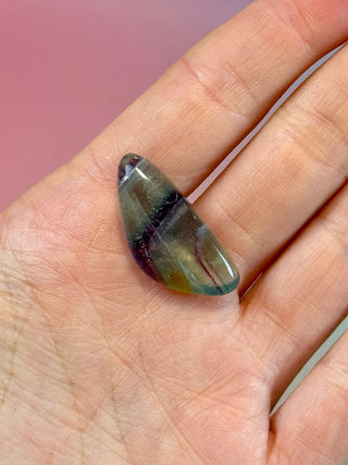 RAINBOW FLUORITE - EXCLUSIVE QUALITY (12) Tumble Stone The Crystal Avenues 