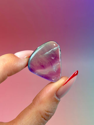 RAINBOW FLUORITE - EXCLUSIVE QUALITY (15) Tumble Stone The Crystal Avenues 