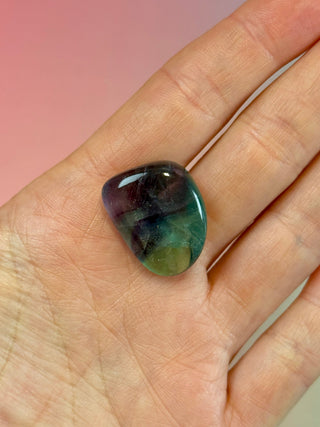 RAINBOW FLUORITE - EXCLUSIVE QUALITY (18) Tumble Stone The Crystal Avenues 