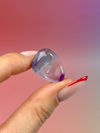 RAINBOW FLUORITE - EXCLUSIVE QUALITY (21) Tumble Stone The Crystal Avenues 
