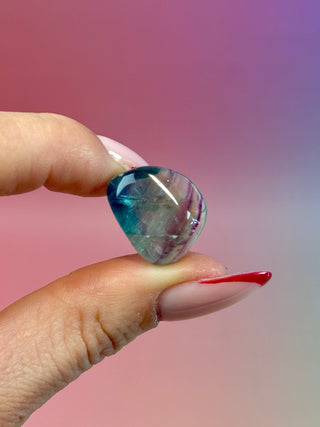 RAINBOW FLUORITE - EXCLUSIVE QUALITY (23) Tumble Stone The Crystal Avenues 
