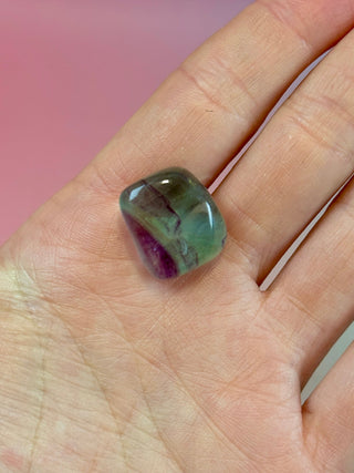 RAINBOW FLUORITE - EXCLUSIVE QUALITY (25) Tumble Stone The Crystal Avenues 