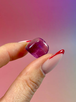 RAINBOW FLUORITE - EXCLUSIVE QUALITY (26) Tumble Stone The Crystal Avenues 