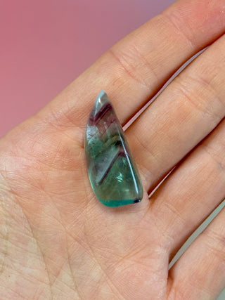 RAINBOW FLUORITE - EXCLUSIVE QUALITY (7) Tumble Stone The Crystal Avenues 