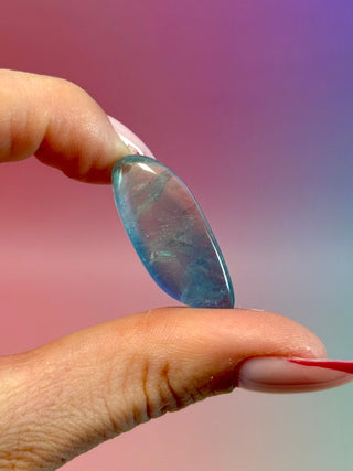 RAINBOW FLUORITE - EXCLUSIVE QUALITY (9) Tumble Stone The Crystal Avenues 