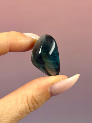 RAINBOW FLUORITE - EXCLUSIVE QUALITY (D) Tumble Stone The Crystal Avenues 