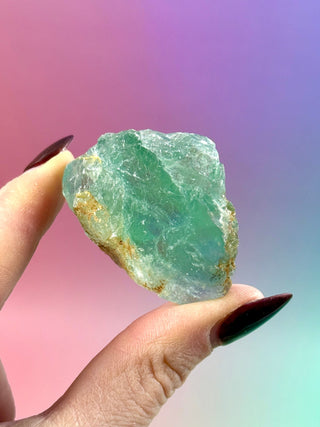 RAINBOW FLUORITE RAW (1) Raw Crystal The Crystal Avenues 