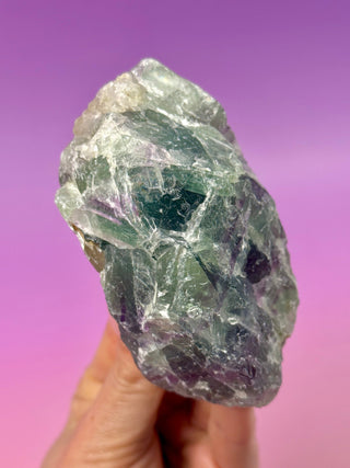 RAINBOW FLUORITE RAW (2) Raw Crystal The Crystal Avenues 