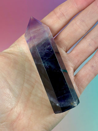 RAINBOW FLUORITE TOWER - EXCLUSIVE QUALITY (11) The Crystal Avenues 