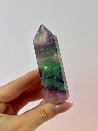 RAINBOW FLUORITE TOWER - EXCLUSIVE QUALITY (F) The Crystal Avenues 