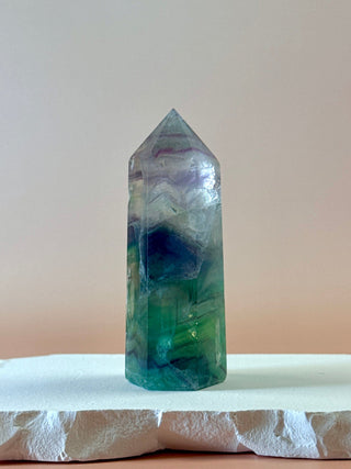RAINBOW FLUORITE TOWER - EXCLUSIVE QUALITY (G) The Crystal Avenues 