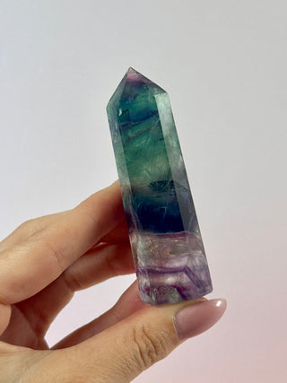 RAINBOW FLUORITE TOWER - EXCLUSIVE QUALITY (J) The Crystal Avenues 
