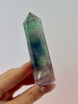 RAINBOW FLUORITE TOWER - EXCLUSIVE QUALITY (P) The Crystal Avenues 