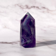 Load image into Gallery viewer, RAINBOW FLUORITE TOWER (I) The Crystal Avenues 
