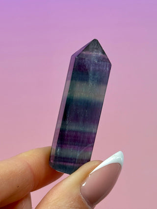 RAINBOW FLUORITE TOWER - SMALL (5) Tower The Crystal Avenues 