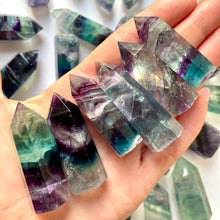 Load image into Gallery viewer, RAINBOW FLUORITE TOWER SMALL The Crystal Avenues 
