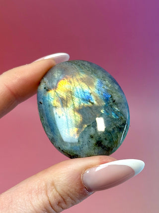 RAINBOW LABRADORITE PALM STONE (11) Palm stone The Crystal Avenues 