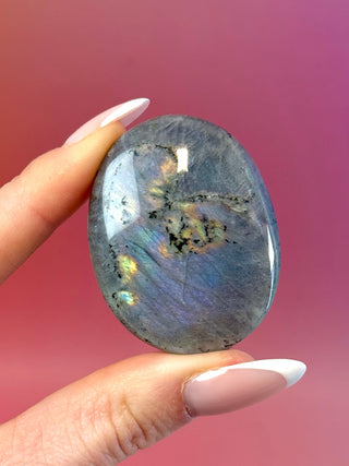 RAINBOW LABRADORITE PALM STONE (12) Palm stone The Crystal Avenues 