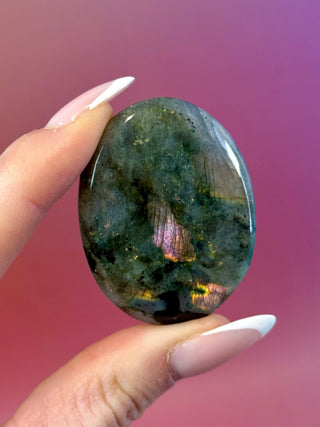 RAINBOW LABRADORITE PALM STONE (13) Palm stone The Crystal Avenues 