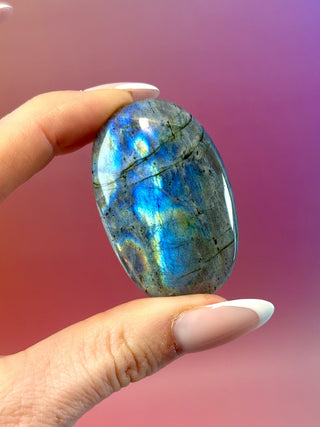 RAINBOW LABRADORITE PALM STONE (17) Palm stone The Crystal Avenues 