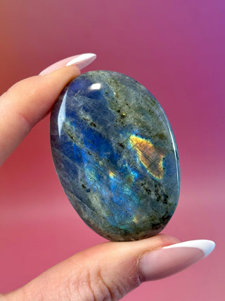 RAINBOW LABRADORITE PALM STONE (7) Palm stone The Crystal Avenues 