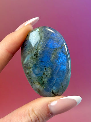 RAINBOW LABRADORITE PALM STONE (7) Palm stone The Crystal Avenues 
