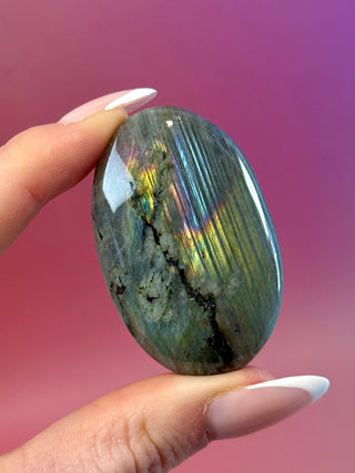 RAINBOW LABRADORITE PALM STONE (9) Palm stone The Crystal Avenues 