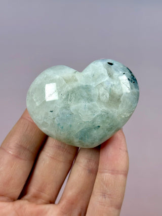 RAINBOW MOONSTONE HEART (4) Heart The Crystal Avenues 