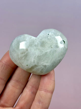 RAINBOW MOONSTONE HEART (5) Heart The Crystal Avenues 