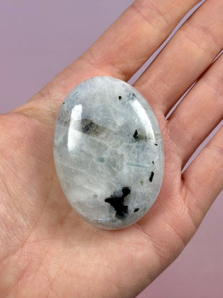 RAINBOW MOONSTONE PALM STONE (4) Palm stone The Crystal Avenues 