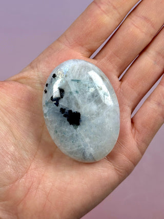 RAINBOW MOONSTONE PALM STONE (4) Palm stone The Crystal Avenues 