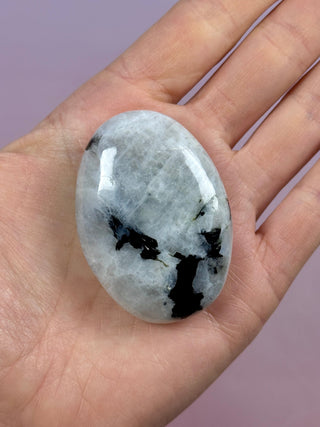 RAINBOW MOONSTONE PALM STONE (5) Palm stone The Crystal Avenues 