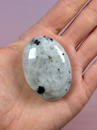 RAINBOW MOONSTONE PALM STONE (6) Palm stone The Crystal Avenues 