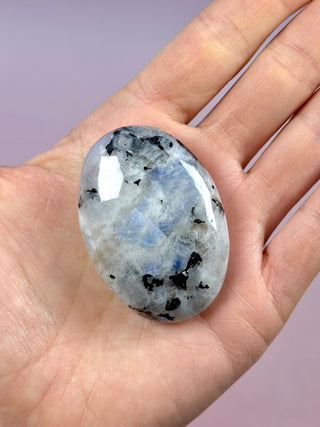 RAINBOW MOONSTONE PALM STONE (7) Palm stone The Crystal Avenues 