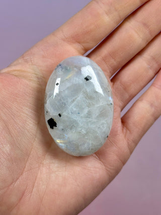 RAINBOW MOONSTONE PALM STONE (8) Palm stone The Crystal Avenues 