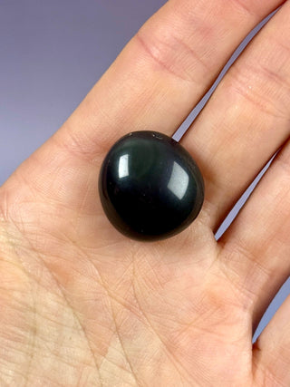 RAINBOW OBSIDIAN (5) Palm stone The Crystal Avenues 