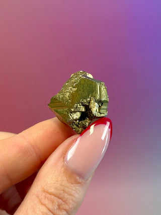 RAINBOW PYRITE (2) Raw Crystal The Crystal Avenues 