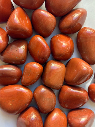 RED JASPER TUMBLE STONE Bracelet The Crystal Avenues 