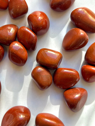 RED JASPER TUMBLE STONE Bracelet The Crystal Avenues 