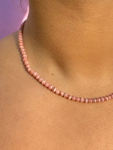 Indlæs billede til gallerivisning RHODOCHROSITE CHOKER NECKLACE Necklace The Crystal Avenues 
