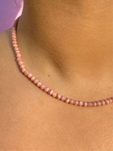 Indlæs billede til gallerivisning RHODOCHROSITE CHOKER NECKLACE Necklace The Crystal Avenues 
