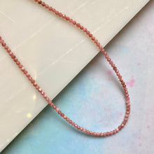 Load image into Gallery viewer, RHODOCHROSITE FACET CHOKER NECKLACE Bracelet The Crystal Avenues 
