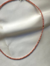 Load image into Gallery viewer, RHODOCHROSITE FACET CHOKER NECKLACE Necklace The Crystal Avenues 
