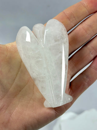 ROCK CRYSTAL ANGEL - HANDCARVED (4) Angel The Crystal Avenues 