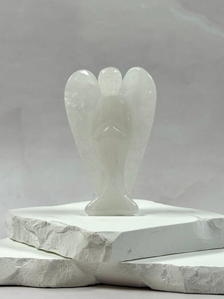 ROCK CRYSTAL ANGEL - HANDCARVED (4) Angel The Crystal Avenues 